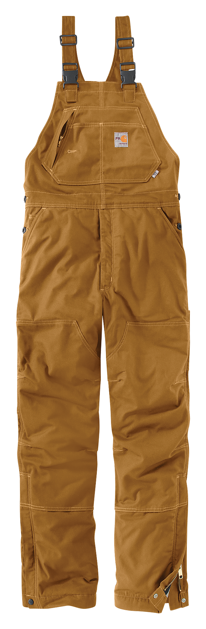 Carhartt FlameResistant QuiltLined Quick Duck Bib Overalls for Men